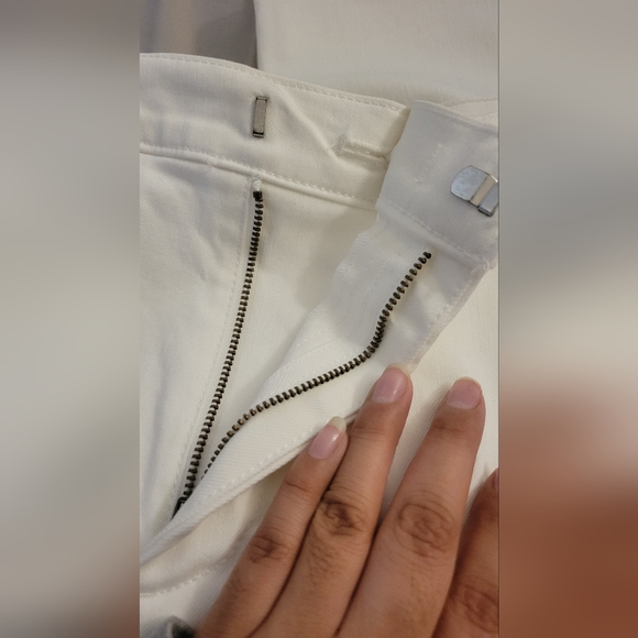 Banana Republic White Flare Sailor Premium Denim - Picture 11 of 12